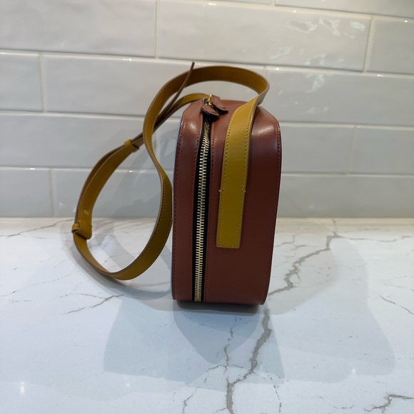 ❌SOLD❌Marni color block camera bag leather blue yellow brown - Picture 7 of 10